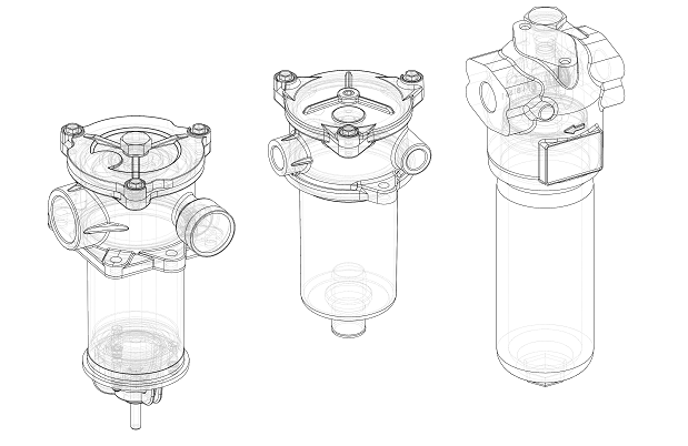 UFI hydraulic 3d drawings