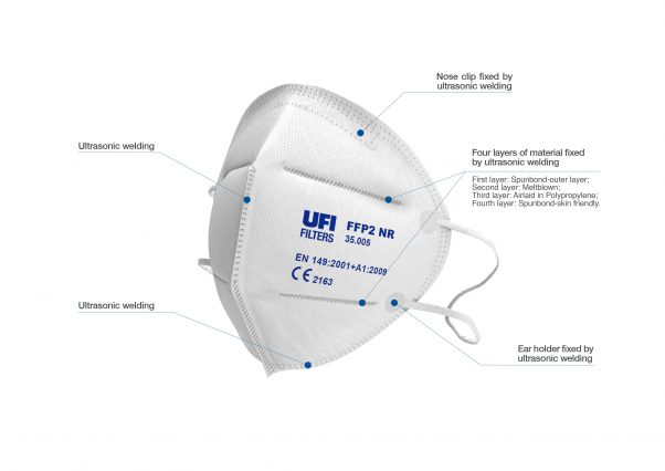 UFI FFP2 MASK MELTBLOWN